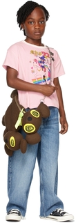 SSENSE Эксклюзивная детская бархатная футболка с рисунком Doublet