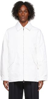 Белая нейлоновая блузка Valentino