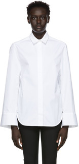 Белая рубашка из плотного хлопка Totême Toteme