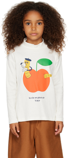 Детская белая футболка &apos;La Vie&apos; TINYCOTTONS
