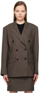 Эксклюзивный коричневый пиджак SSENSE Ernest W. Baker