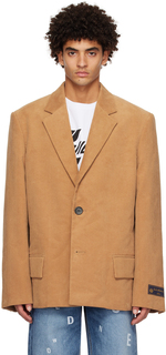 Светло-коричневый свободный пиджак We11done