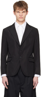 Черный пиджак на двух пуговицах Simone Rocha