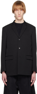 Черный пиджак с заостренными лацканами Th products