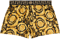 Черные боксеры Barocco Versace Underwear