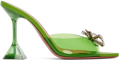 Зеленые босоножки на каблуке Rosie Amina Muaddi