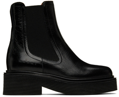 Черные кожаные ботинки челси Marni