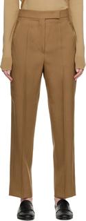 Светло-коричневые брюки Sebino Max Mara