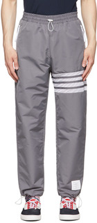 Серые брюки для отдыха с 4 полосками Thom Browne