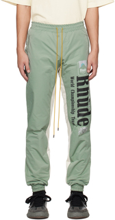 Зеленые брюки для отдыха Mock-Fly Rhude