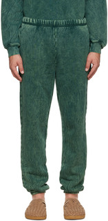 Зеленые хлопковые брюки для отдыха Les Tien