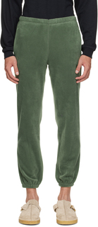Зеленые домашние брюки на молнии NEEDLES
