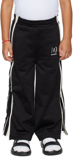 Детские черные спортивные брюки на молнии на молнии Doublet