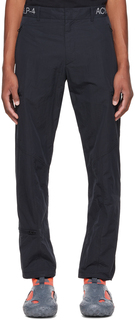 SSENSE Эксклюзивные черные брюки для отдыха на молнии A-COLD-WALL*