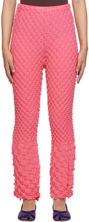 Розовые брюки-кюлоты Issey Miyake