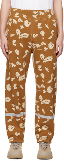 Светло-коричневые флисовые брюки для отдыха Undercover