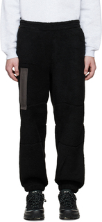 Черные брюки для отдыха с вышивкой Dime