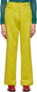 SSENSE Эксклюзивные желтые брюки Theophilio