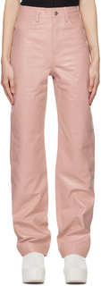 Розовые кожаные брюки Lynn REMAIN Birger Christensen