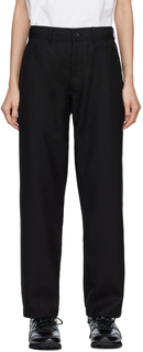 Черные брюки прямого кроя Comme des Garçons Shirt