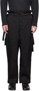 Черные стеганые брюки Sasquatchfabrix.