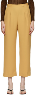 SSENSE Эксклюзивные желтые брюки Alix Maiden Name