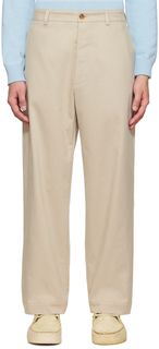 Серо-коричневые брюки чинос Ghiaia Cashmere