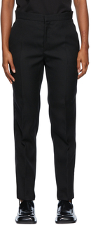 Черные брюки со шнурками WARDROBE.NYC