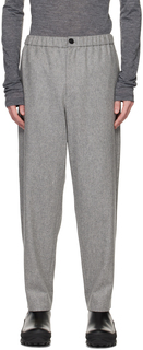 Серые брюки с эластичным поясом Jil Sander