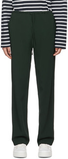 Эксклюзивные зеленые брюки SSENSE AMI Alexandre Mattiussi