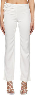 Белые брюки Bertoia Christopher Esber