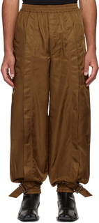 Эксклюзивные коричневые брюки карго SSENSE Situationist