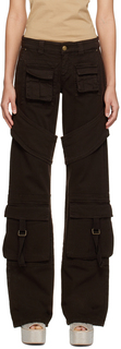 Эксклюзивные коричневые джинсовые брюки карго SSENSE Blumarine