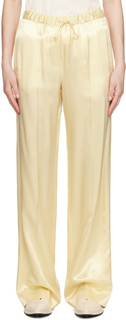 Желтые прямые брюки Jil Sander