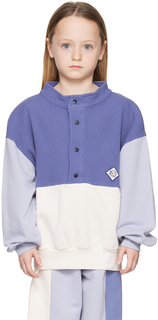 Детский синий свитер Enji Off-White Wynken