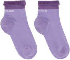 Фиолетовые носки Les Chaussettes Cuca Jacquemus