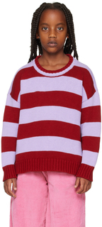 Детский красно-фиолетовый свитер Charlie Daily Brat