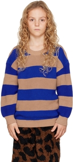 Детский сине-коричневый свитер Charlie Daily Brat