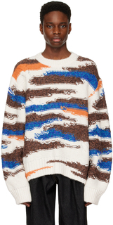Разноцветный свитер с сюжетом ADER error