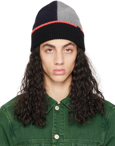 Многоцветная шапка Half &amp; Half Beanie Paul Smith