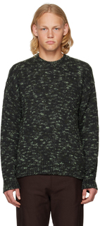 Зеленый смешанный свитер AURALEE
