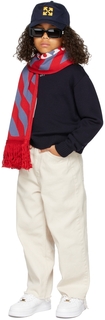 Детский свитер с логотипом из натуральной шерсти Off-White