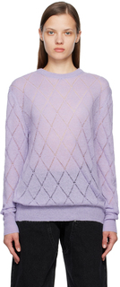 Пурпурный свитер с лесенками Pushbutton