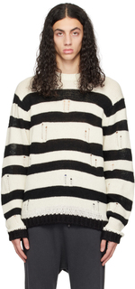 Бело-черный свитер Creed RtA