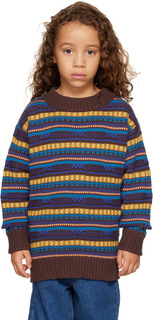 Детский многоцветный свитер свободного кроя Repose AMS