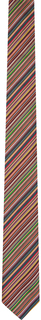 Разноцветный галстук в фирменную полоску Paul Smith