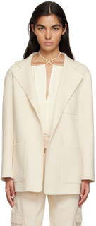Off-White куртка с карманами Totême Toteme