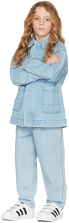 Детская синяя джинсовая рабочая куртка Repose AMS