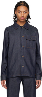 Темно-синяя джинсовая куртка Pierre Brodée A.P.C.