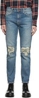 Синие джинсы Gritty Jackson Nudie Jeans